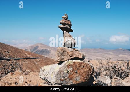 Photo prise sur l'île de Fuerteventura en Espagne le 13 août 2017 Banque D'Images