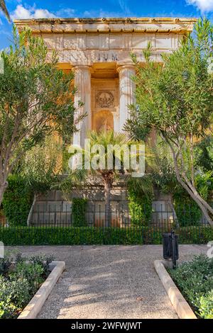 Jardins Barrakka inférieur à La Valette, Malte Banque D'Images