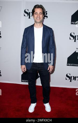 New York, NY, États-Unis. 21 septembre 2018. Stephan Paternot à la première de National Geographics Valley of the Boom au Spring Verizon Space. Crédit : Steve Mack/Alamy Banque D'Images