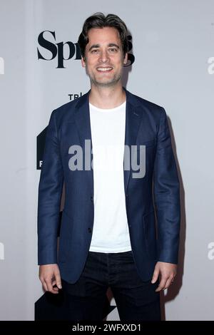 New York, NY, États-Unis. 21 septembre 2018. Stephan Paternot à la première de National Geographics Valley of the Boom au Spring Verizon Space. Crédit : Steve Mack/Alamy Banque D'Images