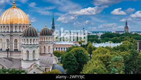 Cathédrale de la Nativité du Christ à Riga, Lettonie Banque D'Images