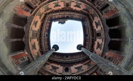 360 vue panoramique du Sundari Chowk sur la place Patan Durbar Banque D'Images