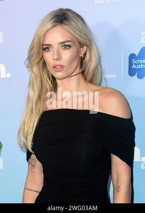 Los Angeles, États-Unis. 01 février 2024. Samara Weaving arrivant au 21e gala annuel des arts du G'Day USA qui s'est tenu au Skirball Cultural Center le 1 février 2024 à Los Angeles, Californie. © ALO/AFF-USA.com crédit : AFF/Alamy Live News Banque D'Images