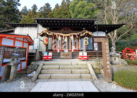 Temple Rissyakuji (Yamadera) un temple bouddhiste centenaire à Yamadera, Yamagata, Japon Banque D'Images