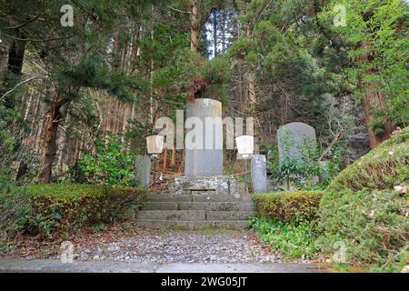 Temple Rissyakuji (Yamadera) un temple bouddhiste centenaire à Yamadera, Yamagata, Japon Banque D'Images