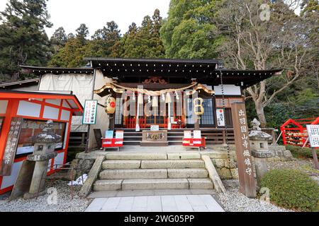 Temple Rissyakuji (Yamadera) un temple bouddhiste centenaire à Yamadera, Yamagata, Japon Banque D'Images