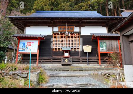 Temple Rissyakuji (Yamadera) un temple bouddhiste centenaire à Yamadera, Yamagata, Japon Banque D'Images