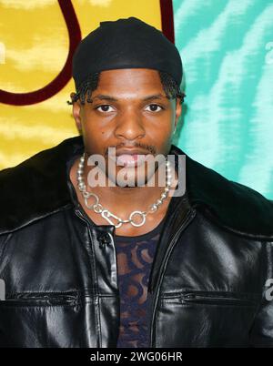 Hollywood, États-Unis. 02 février 2024. Jeleel arrive à la Warner Music Pre Grammy Party qui s'est tenue au Citizen à Hollywood, CA le jeudi 1 février 2024 (photo de Juan Pablo Rico/Sipa USA) crédit : SIPA USA/Alamy Live News Banque D'Images