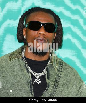 Hollywood, États-Unis. 02 février 2024. Pheelz arrive à la Warner Music Pre Grammy Party qui s'est tenue au Citizen à Hollywood, CA le jeudi 1 février 2024 (photo de Juan Pablo Rico/Sipa USA) crédit : SIPA USA/Alamy Live News Banque D'Images