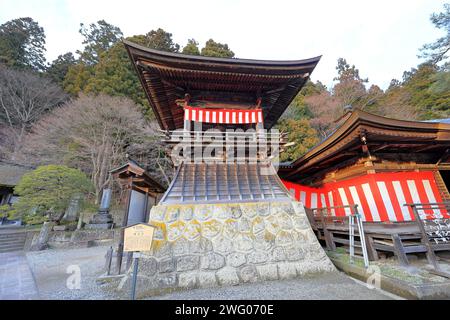 Temple Rissyakuji (Yamadera) un temple bouddhiste centenaire à Yamadera, Yamagata, Japon Banque D'Images