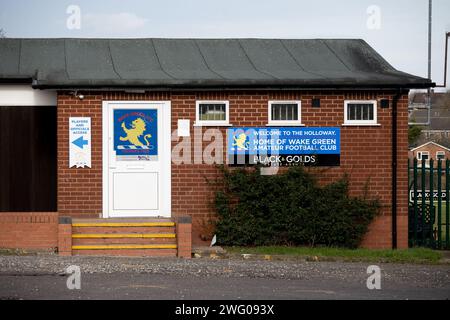 Wake Green amateur football Club Building, Shirley, West Midlands, Angleterre, Royaume-Uni Banque D'Images