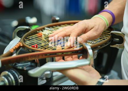 Linz, haute-Autriche, Autriche. 1 février 2024. Impressions pendant la haute-Autriche Ladies Linz - Womens tennis, WTA500 (crédit image : © Mathias Schulz/ZUMA Press Wire) USAGE ÉDITORIAL SEULEMENT! Non destiné à UN USAGE commercial ! Banque D'Images