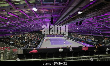 Linz, haute-Autriche, Autriche. 1 février 2024. Impressions pendant la haute-Autriche Ladies Linz - Womens tennis, WTA500 (crédit image : © Mathias Schulz/ZUMA Press Wire) USAGE ÉDITORIAL SEULEMENT! Non destiné à UN USAGE commercial ! Banque D'Images