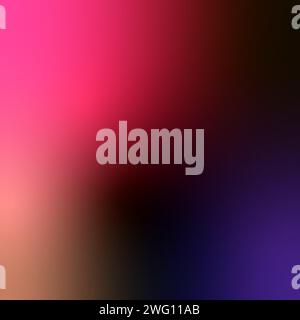 Fond abstrait simple lumineux avec dégradé complexe rose violet orange brun couleurs pour poteau carré Illustration de Vecteur