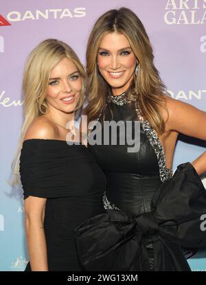 LOS ANGELES, CA - 01 FÉVRIER : Samara Weaving, Delta Goodrem au 21e gala annuel des arts du G'Day USA au Skirball Cultural Center le 01 février 2024 à Los Angeles, Californie crédit : Faye Sadou/MediaPunch Banque D'Images
