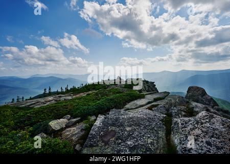 Vue depuis Mount Bond, White Mountains National Forest, New Hampshire, États-Unis Banque D'Images