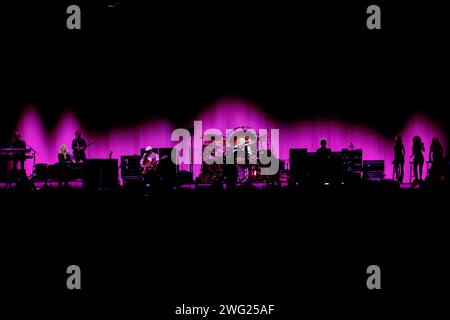 Fleetwood Mac se produit au TD Garden à Boston, Massachusetts, le 10 octobre 2014. Banque D'Images