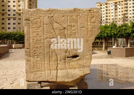 Musée en plein air Heliopolis, Nord-est du Caire, Égypte Banque D'Images