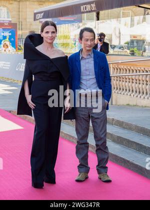 JULIETTE BINOCHE - PREMIO DONOSTIA / 70 FESTIVAL DE CINE DE SAN SEBASTIAN - ZINEMALDIA - ESPAGNE / EUROPE Banque D'Images