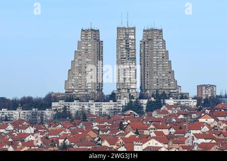 Porte de la ville orientale de Belgrade (Rudo), Serbie Banque D'Images