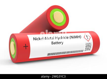 Batterie nickel-hydrure métallique Banque D'Images