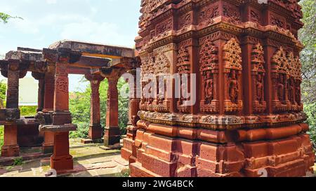 Temple du Soleil, Groupe Osian des temples, Osian, Jodhpur, Rajasthan, Inde. Banque D'Images