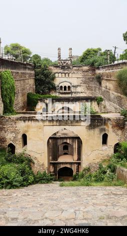 Vue de Mertani ji ki Bawari, Jhunjhunu, Rajasthan, Inde. Banque D'Images