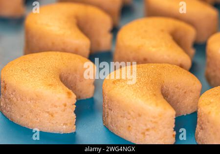 Chocolat et pralines dans des moules pralinés, chocolat DIY fabriqué à la maison à Vienne Banque D'Images