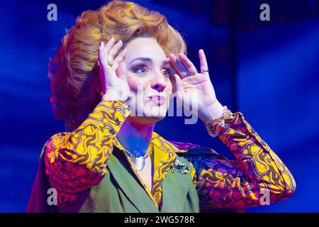 Victoria Hamilton-Barritt : Constance Lily dans Bronco Billy The musical au Charing Cross Theatre, Londres, Royaume-Uni - 30 janvier 2024 photo de Roger Alarcon Banque D'Images