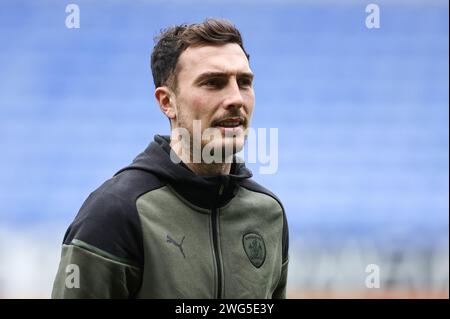 Josh Earl de Barnsley arrive lors du match de Sky Bet League 1 Bolton Wanderers vs Barnsley au Toughsheet Community Stadium, Bolton, Royaume-Uni, le 3 février 2024 (photo de Mark Cosgrove/News Images) Banque D'Images