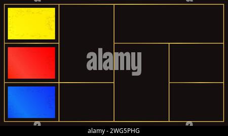 Future conception de bannière géométrique Copy space modèle moderne horizontal formes dégradés cubiques. Illustration vectorielle. Illustration de Vecteur