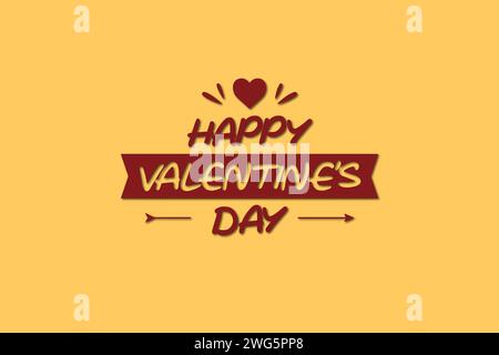 Happy Valentine's Day Illustration de Vecteur