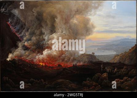 Une éruption du Vésuve Johan Christian Dahl 1824 Banque D'Images