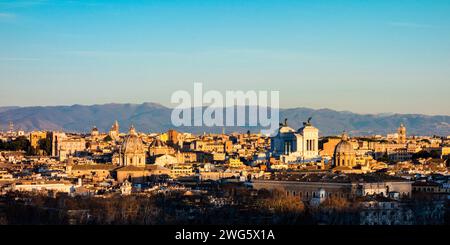 Paysage urbain de Rome Banque D'Images