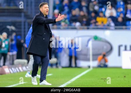 Darmstadt, Deutschland. 03 février 2024. Xabi Alonso (Bayer 04 Leverkusen, Cheftrainer), SV Darmstadt 98 vs. Bayer 04 Leverkusen, Fussball, 1. Bundesliga, 20. Spieltag, saison 2023/2024, 03.02.2024, LA RÉGLEMENTATION DFL INTERDIT TOUTE UTILISATION DE PHOTOGRAPHIES COMME SÉQUENCES D'IMAGES ET/OU QUASI VIDÉO photo : EIBNER/Michael Bermel crédit : dpa/Alamy Live News Banque D'Images