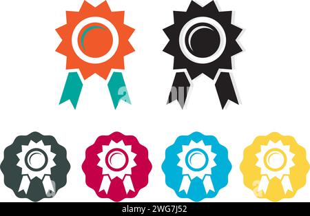 Badge ruban - icône stock en tant que fichier EPS 10 Illustration de Vecteur