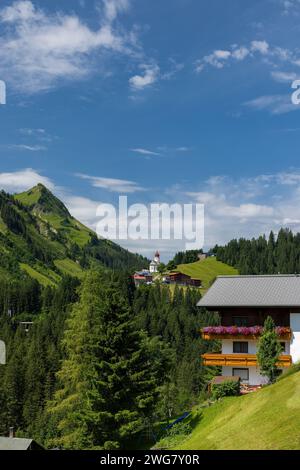 Antoniuskapelle près de Bach et Dorf, district de Reutte, Tyrol, Autriche Banque D'Images