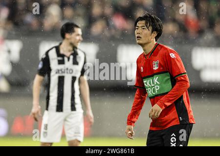 NIJMEGEN - 03-02-2024. Stade de Goffert. Eredivisie voetbal saison 2023-2024. NEC - Heracles. Joueur NEC Koki Ogawa. Crédit : Pro Shots/Alamy Live News Banque D'Images