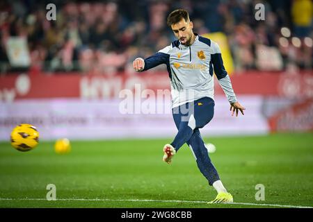 Girona, Espagne. 03 février 2024. BRAIS Mendez (Real Sociedad) lors d'un match de la Liga EA Sports entre Girona FC et Real Sociedad à l'Estadio Municipal de Montilivi, à Gérone, Espagne, le 3 février 2024. Photo de Felipe Mondino crédit : Agence de photo indépendante/Alamy Live News Banque D'Images