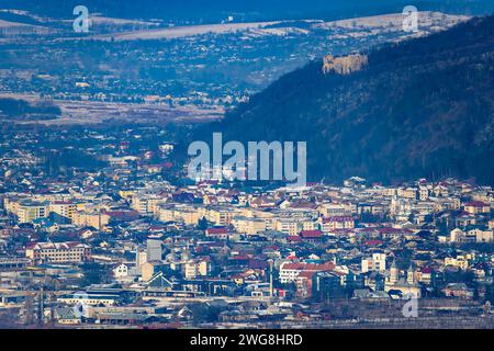 Targu Neamt ville et citadelle en Roumanie Banque D'Images