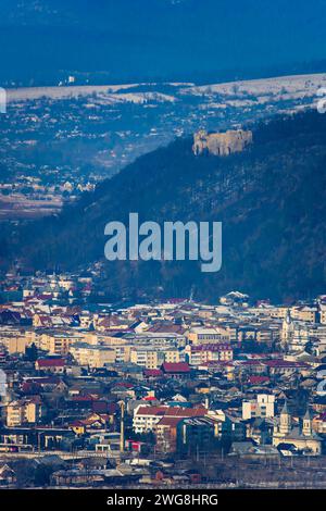 Targu Neamt ville et citadelle en Roumanie Banque D'Images