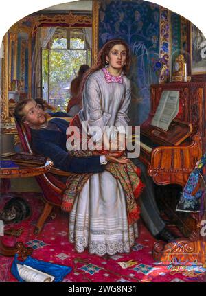 The Awakening conscience, peinture de William Holman Hunt Banque D'Images