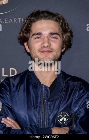 Hollywood, États-Unis. 02 février 2024. Zen Scott Feldman participe à la soirée 2024 des World Entertainment Awards présentée par The Soiree au Bourbon Room, Los Angeles, CA, le 2 février 2024 Credit : Eugene Powers/Alamy Live News Banque D'Images