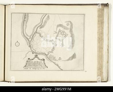 Carte de Prats-de-Mollo-la-Preste, 1726, 1726 imprimer carte des renforts pour la ville française de prats-de-mollo-la-preste. Plaque n° 154 dans la partie VII de l'ouvrage : les Forces de l'Europe, Asie, Afrique et Amerique ... Comme Aussi les cartes des Côtes de France et d'Espagne de 1726, cette première partie avec 238 planches numérotées à la main de villes fortes et forteresses renommées dans le contexte de la guerre de succession d'Espagne 1701-1713. Pour la plupart, ces archives ont été copiées dans les archives françaises anonymes de villes et de forces fortes renommées : dans les Forces de l'Europe et dans : le The Banque D'Images