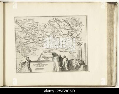 Carte du nouveau canal de Pontgouin à Versailles (partie III), 1726, 1726 imprimer carte du nouveau canal qui conduit l'eau de l'Eure de Pontgouin à Versailles (partie III). Plaque n° 61 dans la troisième partie de l'ouvrage : les Forces de l'Europe, Asie, Afrique et Amerique ... Comme Aussi les cartes des Côtes de France et d'Espagne de 1726, cette première partie avec 238 planches numérotées à la main de villes fortes et forteresses renommées dans le contexte de la guerre de succession d'Espagne 1701-1713. Pour la plupart, ces archives ont été copiées dans les archives françaises anonymes de villes fortes renommées Banque D'Images