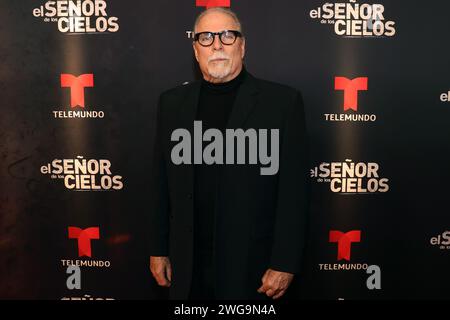 1 février 2024, Mexico, Ciudad de Mexico, Mexique : février 1, 2024, Mexico, Mexique : Luis Zelkowicz assiste au tapis rouge pour la saison 9 de la série télévisée ''El Senor de los Cieloss'' à Casa Abierta Monte de Piedad, le 01 février 2024 à Mexico, Mexique. (Image de crédit : © Francisco Morales/eyepix via ZUMA Press Wire) USAGE ÉDITORIAL SEULEMENT! Non destiné à UN USAGE commercial ! Banque D'Images