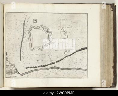 Plan de Puigcerdá, ca. 1693-1696, 1693 - 1696 imprimer carte des renforts autour de la ville espagnole de Puigcerdá. Partie de la sixième partie (1696) de l'ouvrage dans lequel les huit parties des Forces de l'Europe sont publiées entre 1693 et 1697. L’œuvre imprimée est composée de 175 planches avec des plans (de Sébastien le Prestre, Seigneur de Vauban) de villes fortes et de forteresses renommées de la guerre de neuf ans. Titre et inscriptions en français. Imprimeur : Francepublisher : Paris papier gravure cartes des villes. Forteresse Puigcerdá Banque D'Images