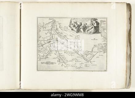 Plan du nouveau chenal de Pontgouin à Versailles (partie II), ca. 1702, 1702 - 1703 imprimer carte du nouveau canal qui conduit l'eau de l'Eure de Pontgouin à Versailles (partie II). Plaque n° 223 dans les estampes composées d'un total de 276 planches numérotées de villes fortes et forteresses renommées dans le contexte de la guerre de succession d'Espagne. Pour la plupart, ces documents ont été copiés dans les archives françaises anonymes : dans les Forces de l'Europe et dans : le Théâtre de la Guerre, dans les pays-Bas, tous deux publiés à l'origine par Nicolas de fer à Paris (1693-1697) dans le cadre du ni Banque D'Images