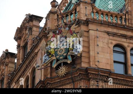 Détail, Harrods, grands magasins de luxe, Londres, Angleterre, grande-Bretagne Banque D'Images