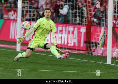 MUNICH, Allemagne. , . 33 Moritz NICOLAS (Keeper), lors du match de Bundesliga entre le FC Bayern Muenchen et le Borussia MOENCHENGLADBACH à l'Allianz Arena de Munich en 3. Février 2024, Allemagne. DFL, Fussball, 3:1, (photo et copyright @ ATP images/Arthur THILL (THILL Arthur/ATP/SPP) crédit : SPP Sport Press photo. /Alamy Live News Banque D'Images